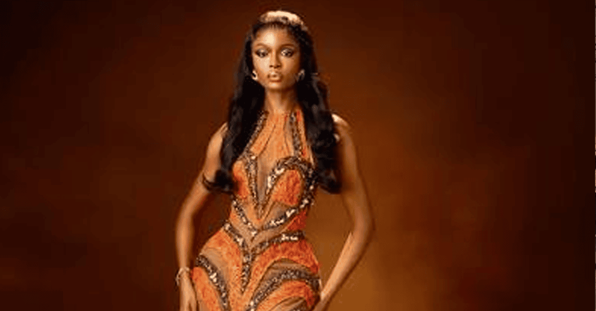 Gift Eno Ndah in elegant gown on Miss Supranational stage in Poland