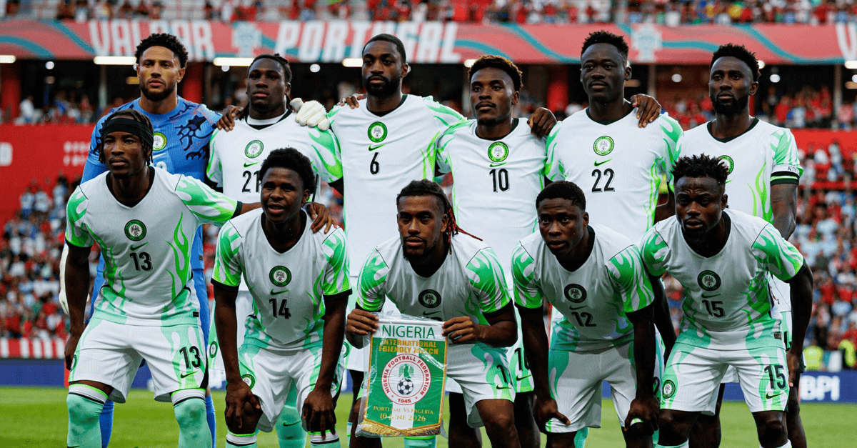 Manu Garba, former Flying Eagles coach, speaking at a press conference in Nigeria.